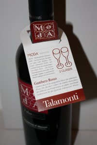 Gambero Rosso Empfehlung auf Talamonti Montepulciano d'Abbruzzo