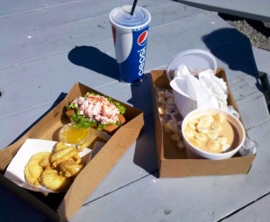 Snack at Cape Neddick